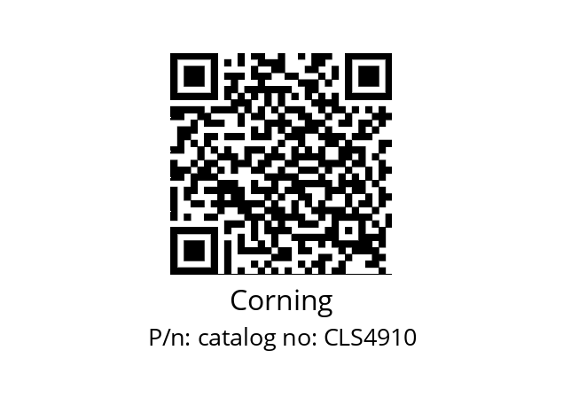   Corning catalog no: CLS4910