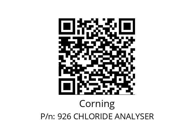   Corning 926 CHLORIDE ANALYSER