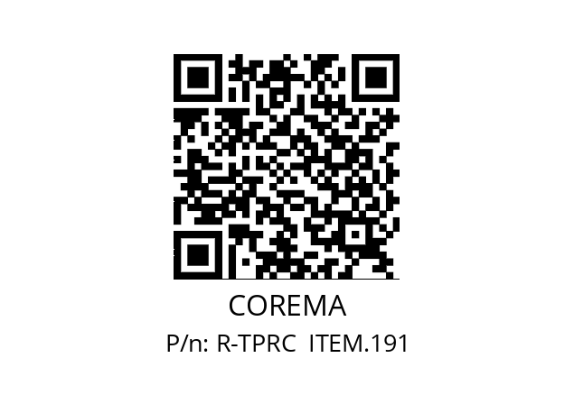   COREMA R-TPRC  ITEM.191