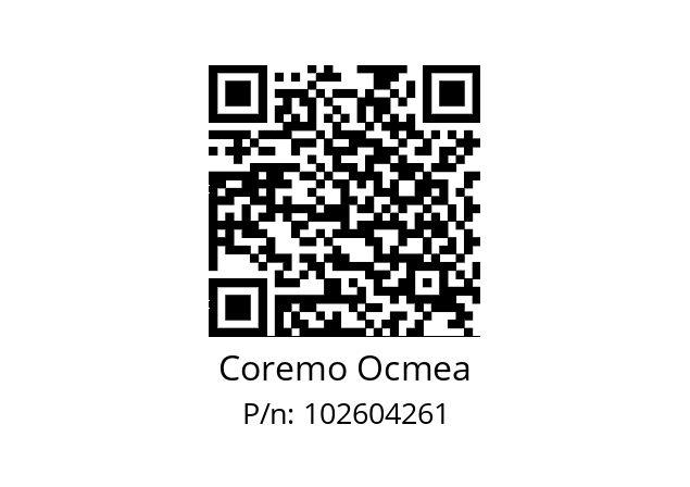  CO-C61129 Coremo Ocmea 102604261