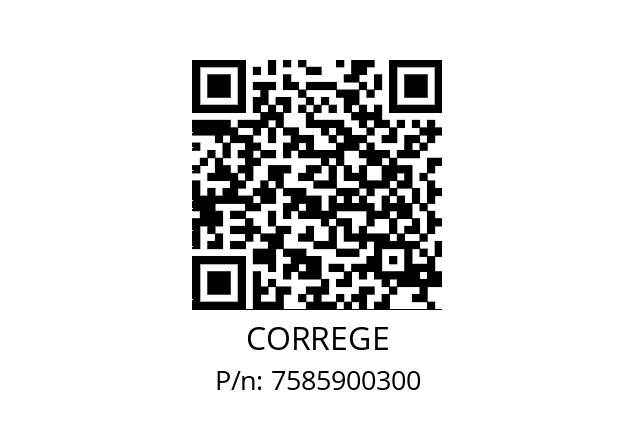   CORREGE 7585900300