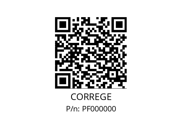   CORREGE PF000000