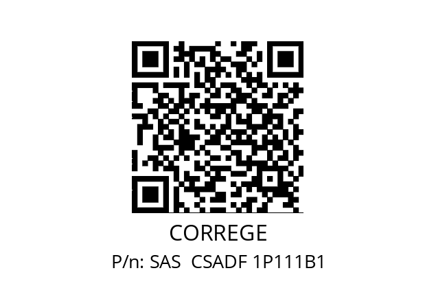   CORREGE SAS  CSADF 1P111B1