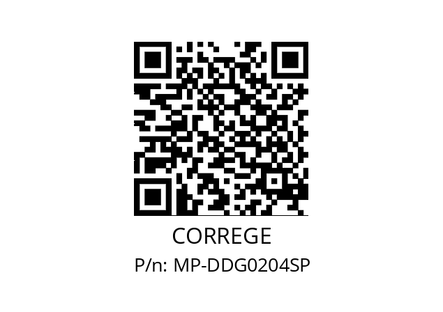   CORREGE MP-DDG0204SP