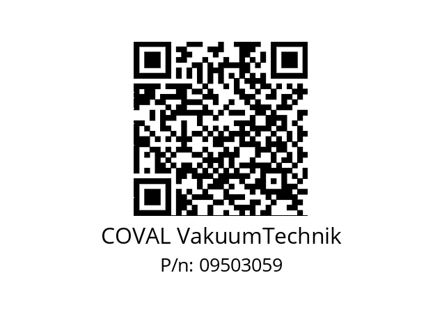   COVAL VakuumTechnik 09503059