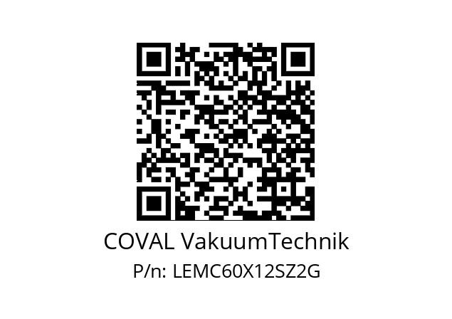   COVAL VakuumTechnik LEMC60X12SZ2G