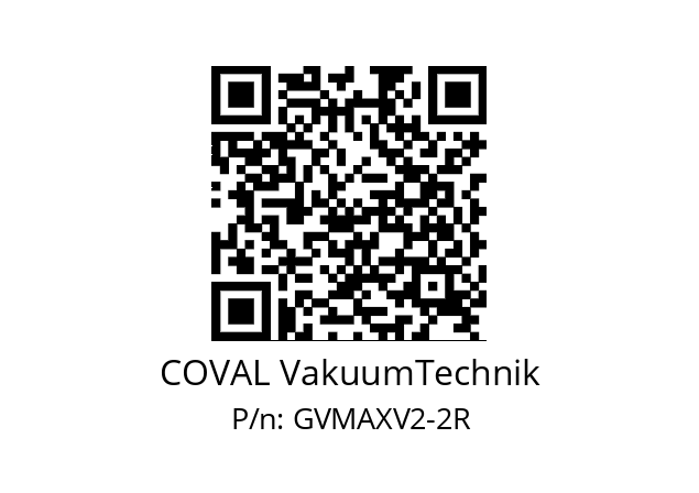   COVAL VakuumTechnik GVMAXV2-2R