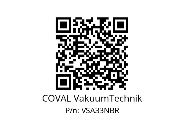   COVAL VakuumTechnik VSA33NBR