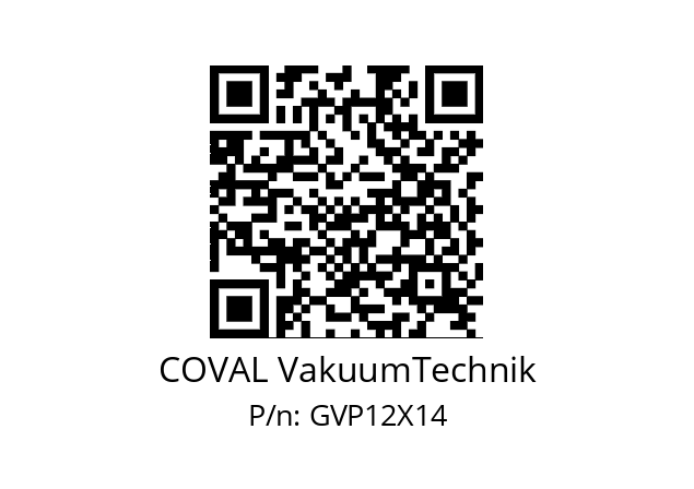   COVAL VakuumTechnik GVP12X14