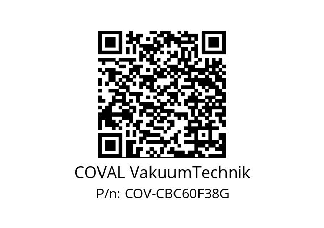   COVAL VakuumTechnik COV-CBC60F38G