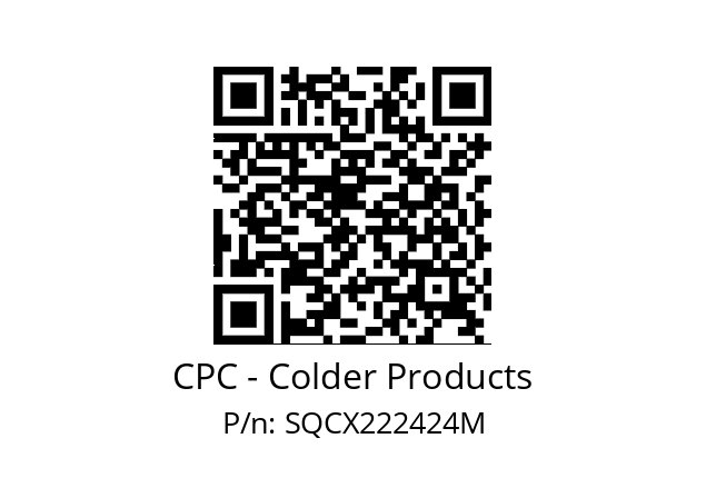   CPC - Colder Products SQCX222424M