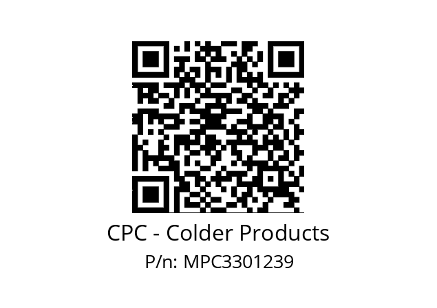   CPC - Colder Products MPC3301239