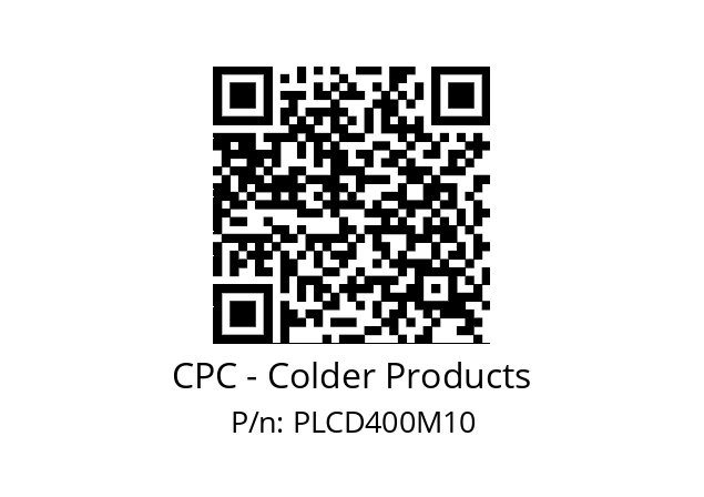   CPC - Colder Products PLCD400M10