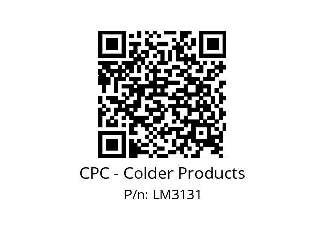   CPC - Colder Products LM3131