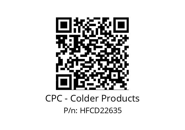   CPC - Colder Products HFCD22635