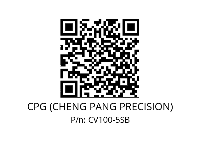   CPG (CHENG PANG PRECISION) CV100-5SB