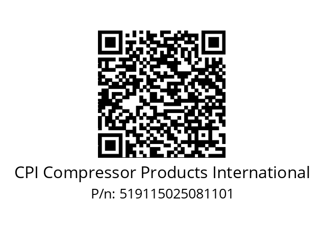   CPI Compressor Products International 519115025081101