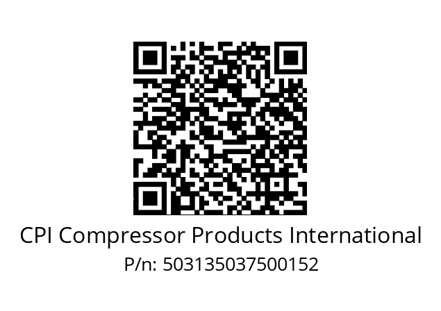   CPI Compressor Products International 503135037500152