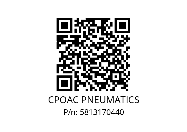   CPOAC PNEUMATICS 5813170440