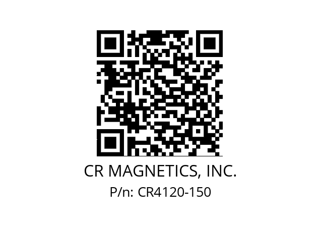   CR MAGNETICS, INC. CR4120-150