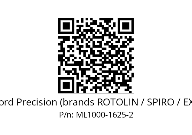   Crawford Precision (brands ROTOLIN / SPIRO / EXACTA) ML1000-1625-2