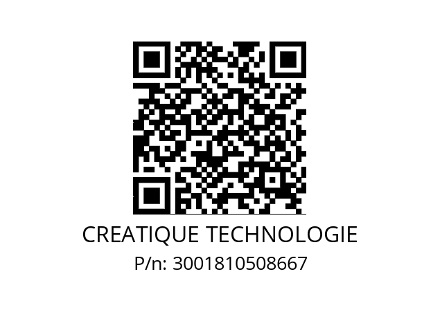   CREATIQUE TECHNOLOGIE 3001810508667