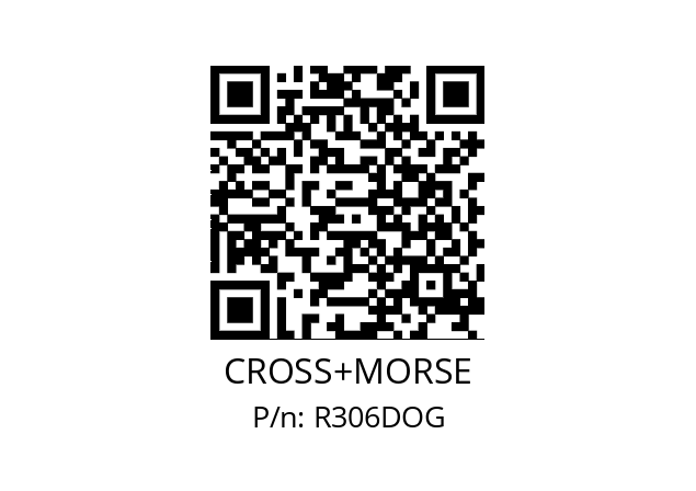   CROSS+MORSE R306DOG