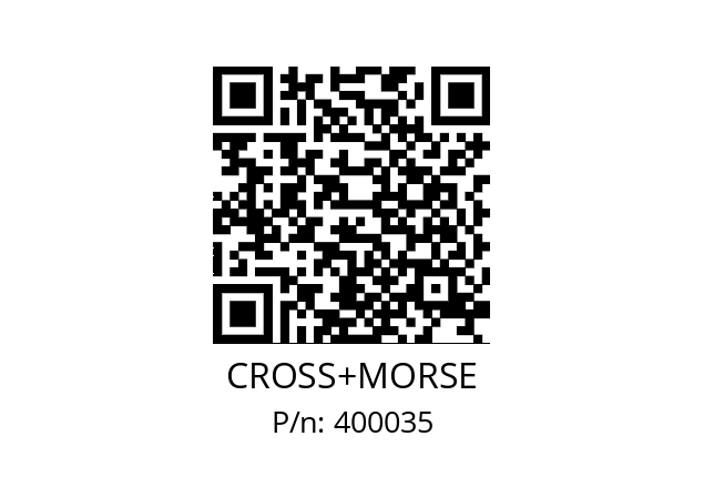   CROSS+MORSE 400035