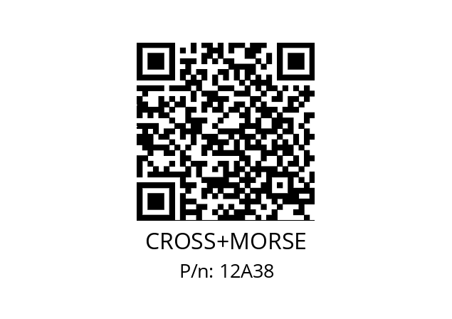   CROSS+MORSE 12A38