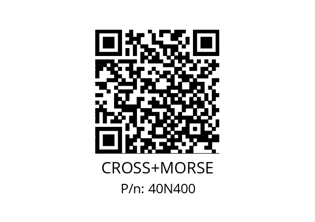   CROSS+MORSE 40N400