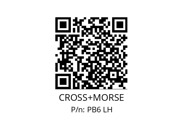   CROSS+MORSE PB6 LH