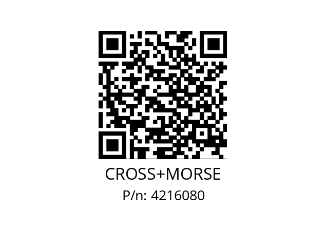   CROSS+MORSE 4216080