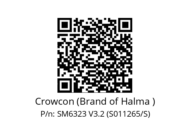   Crowcon (Brand of Halma ) SM6323 V3.2 (S011265/S)