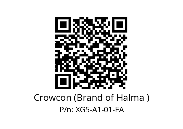   Crowcon (Brand of Halma ) XG5-A1-01-FA