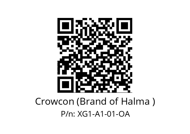   Crowcon (Brand of Halma ) XG1-A1-01-OA