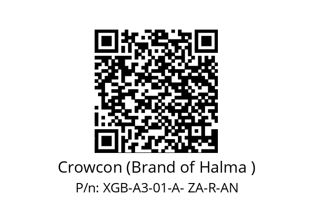   Crowcon (Brand of Halma ) XGB-A3-01-A- ZA-R-AN