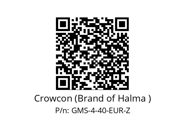   Crowcon (Brand of Halma ) GMS-4-40-EUR-Z