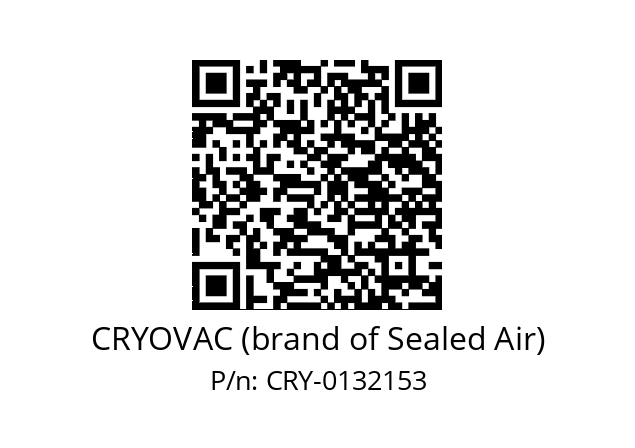   CRYOVAC (brand of Sealed Air) CRY-0132153