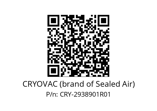   CRYOVAC (brand of Sealed Air) CRY-2938901R01