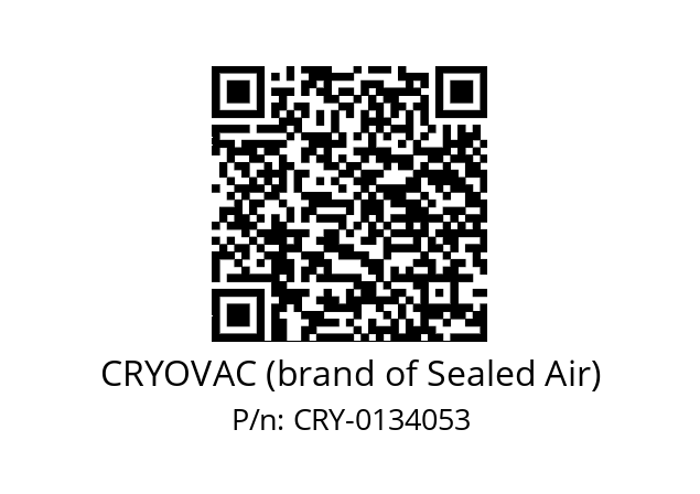   CRYOVAC (brand of Sealed Air) CRY-0134053