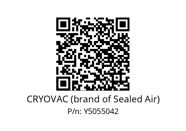   CRYOVAC (brand of Sealed Air) Y5055042