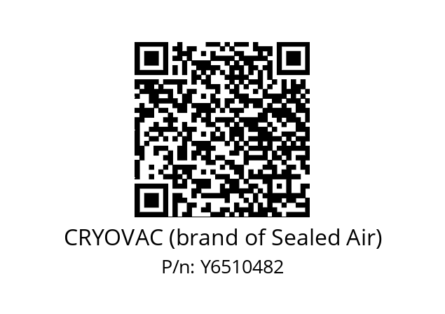   CRYOVAC (brand of Sealed Air) Y6510482