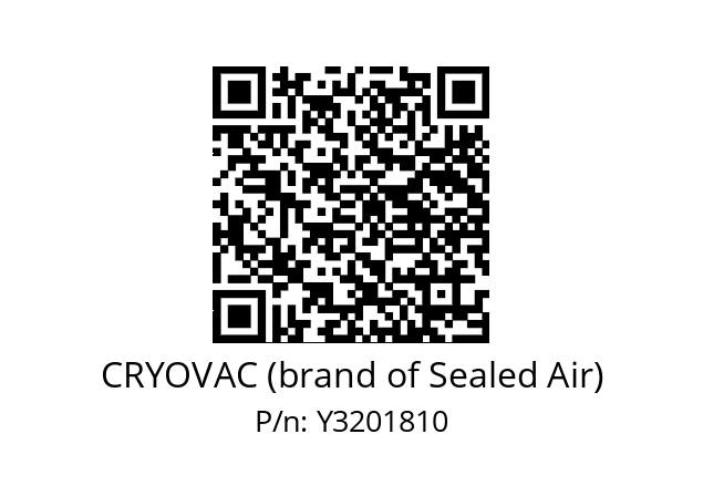   CRYOVAC (brand of Sealed Air) Y3201810