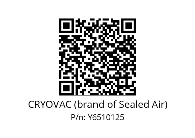   CRYOVAC (brand of Sealed Air) Y6510125