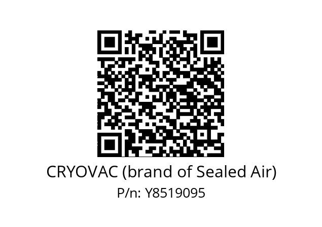   CRYOVAC (brand of Sealed Air) Y8519095