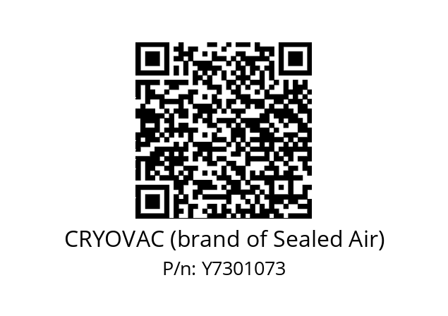   CRYOVAC (brand of Sealed Air) Y7301073