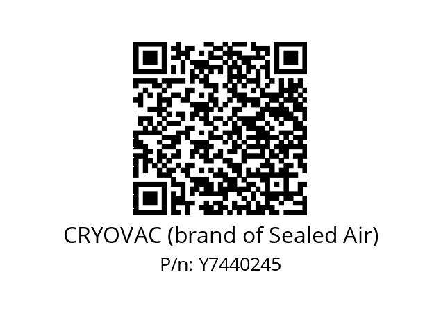   CRYOVAC (brand of Sealed Air) Y7440245