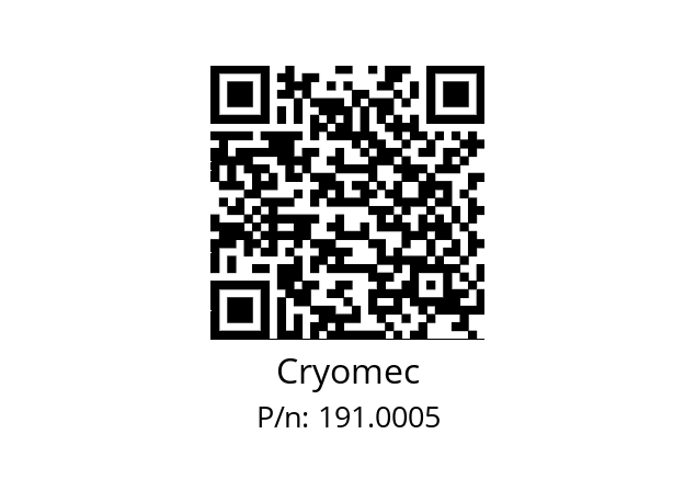   Cryomec 191.0005