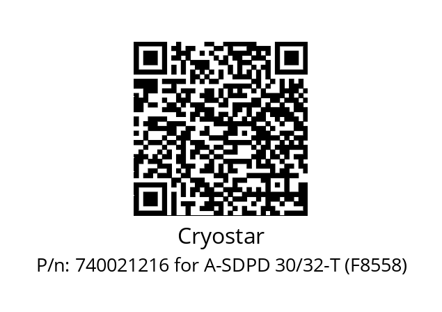   Cryostar 740021216 for A-SDPD 30/32-T (F8558)