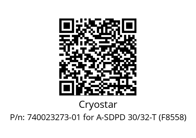   Cryostar 740023273-01 for A-SDPD 30/32-T (F8558)